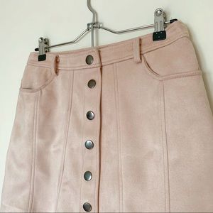 🌻Zara Faux Suede Mini Skirt